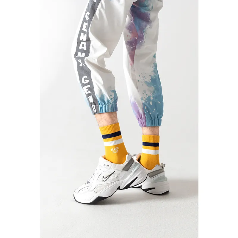 Caramella Mid Calf Socks Men's Shopping Bag Combo Set-2