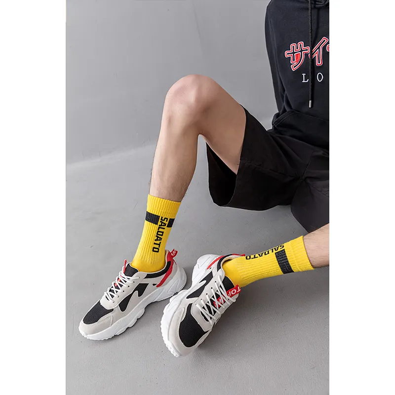 Caramella Mid Calf Socks Men's Shopping Bag Combo Set-3