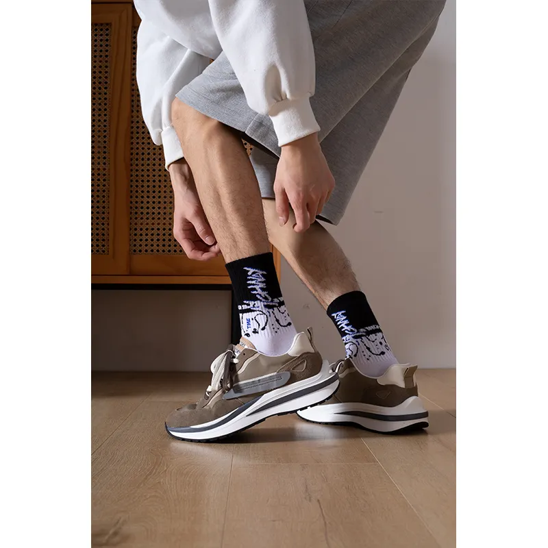 Caramella Mid-Calf Socks Men's Shopping Bag Combo Set-2