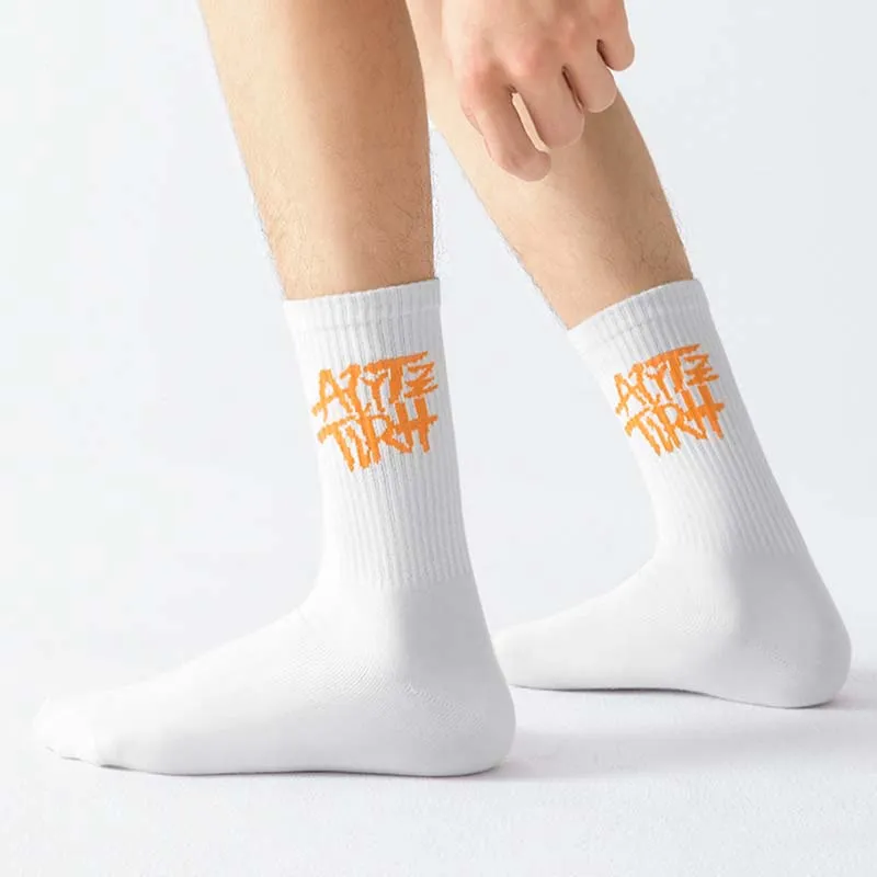 Caramella Mid Calf Socks Men's Shopping Bag Combo-2