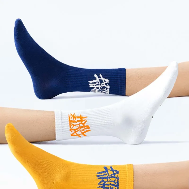 Caramella Mid Calf Socks Men's Shopping Bag Combo-1