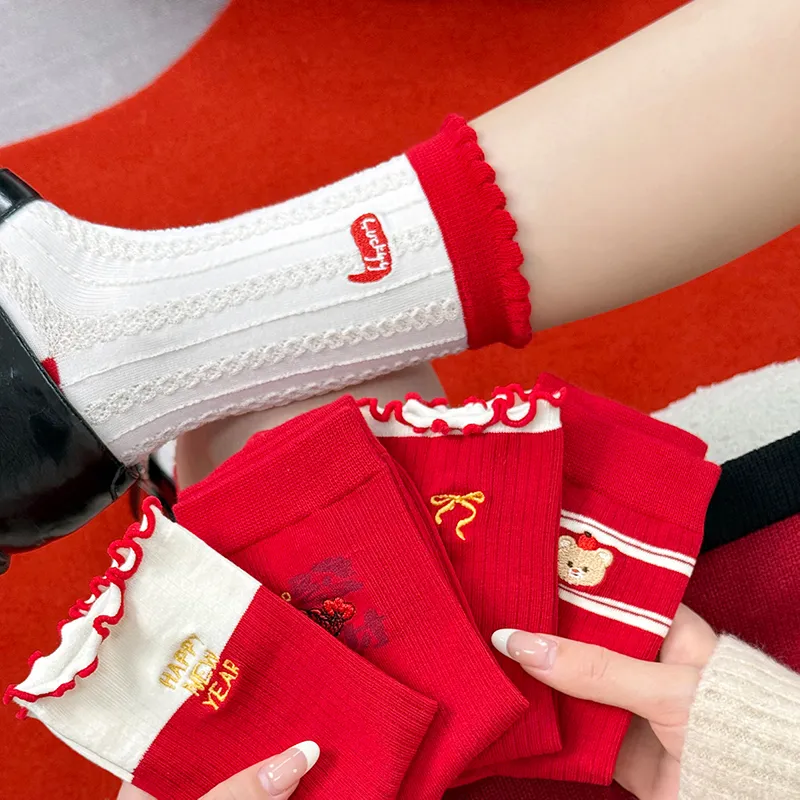 Caramella Mid Calf Socks Women's 5 Pack-1