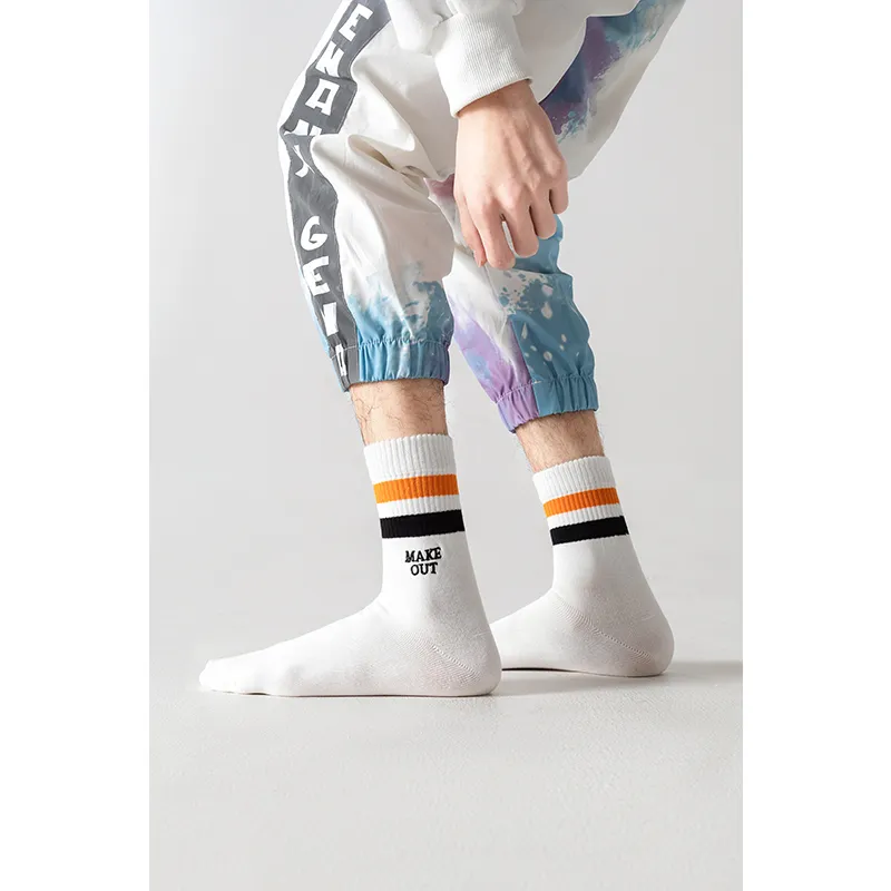 Caramella Mid Calf Socks Men's Shopping Bag Combo Set-3