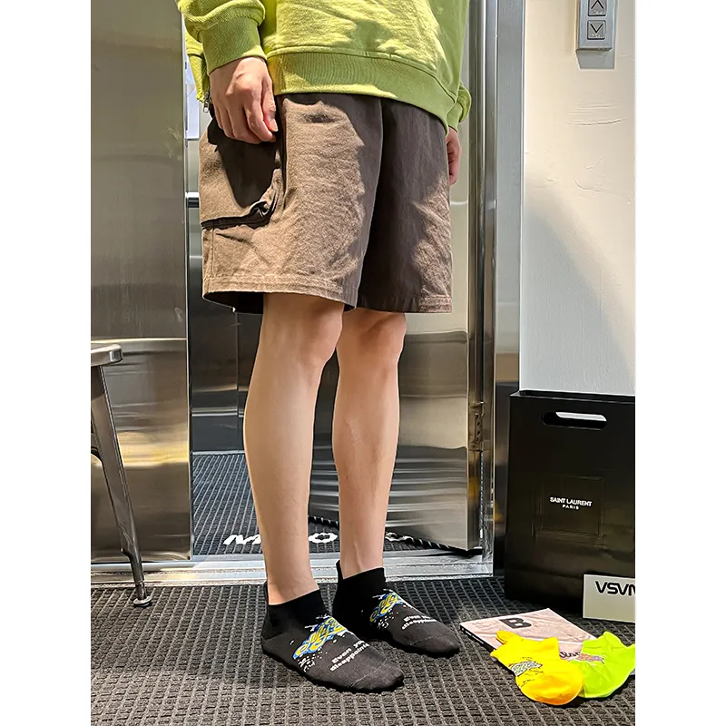 Caramella Ankle Socks Unisex Shopping Bag Combo Set-3