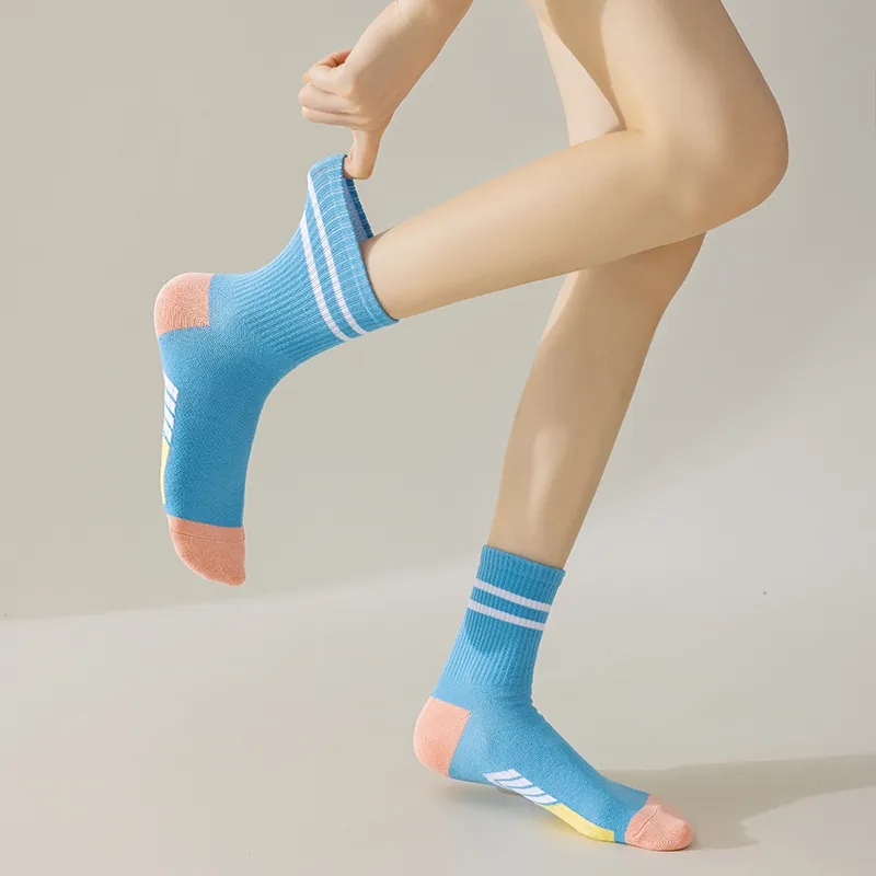 Caramella Mid Calf Socks Women's Combo Set-9