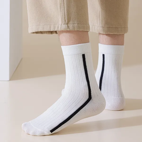 Caramella Mid Calf Socks Men's Box 5 Pack-11