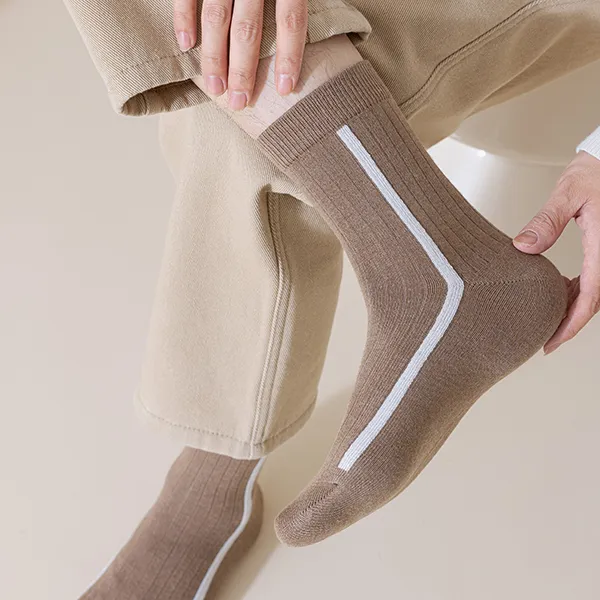 Caramella Mid Calf Socks Men's Box 5 Pack-6