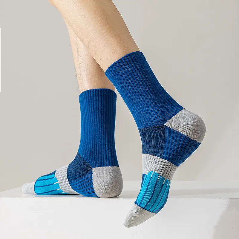 Caramella Mid Calf Socks Men Combo Set-4
