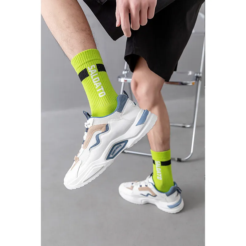 Caramella Mid Calf Socks Men's Shopping Bag Combo Set-2