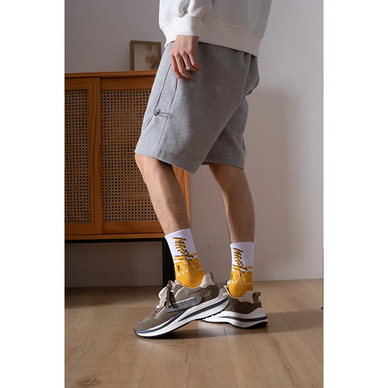 Caramella Mid-Calf Socks Men's Shopping Bag Combo Set-4