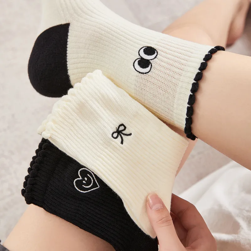 Caramella Mid Calf Socks Women's 3 Pack-3