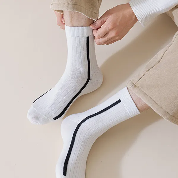 Caramella Mid Calf Socks Men's Box 5 Pack-10