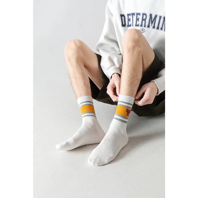 Caramella Mid-Calf Socks Men's Shopping Bag Combo Set-3