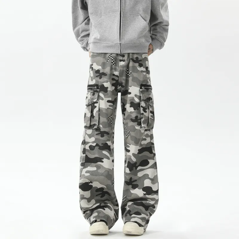 TBSM Cargo Pants Unisex Snow Camouflage-1