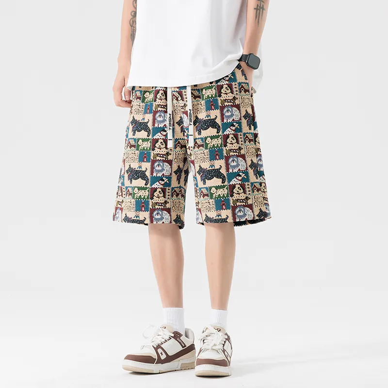 TBSM Casual Shorts Unisex Embroidery Dog-2