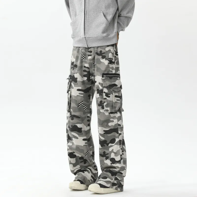 TBSM Cargo Pants Unisex Snow Camouflage-3