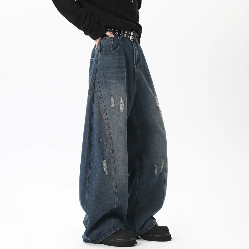 TBSM Jeans Unisex Vintage Blue-5