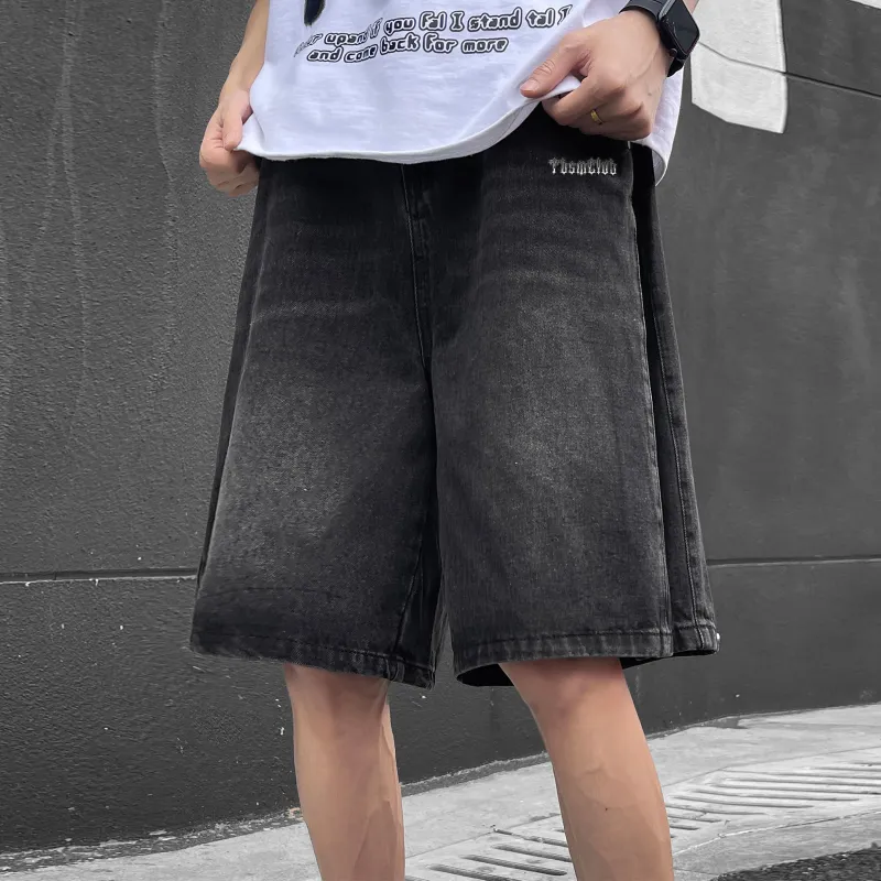 TBSM Denim Shorts Unisex Black-6