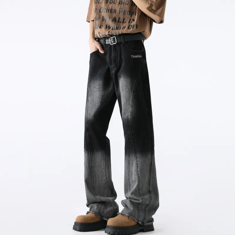 TBSM Jeans Unisex Black Gray Color-2