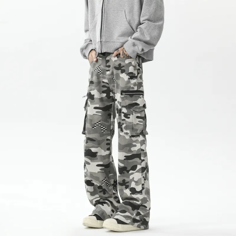 TBSM Cargo Pants Unisex Snow Camouflage-2
