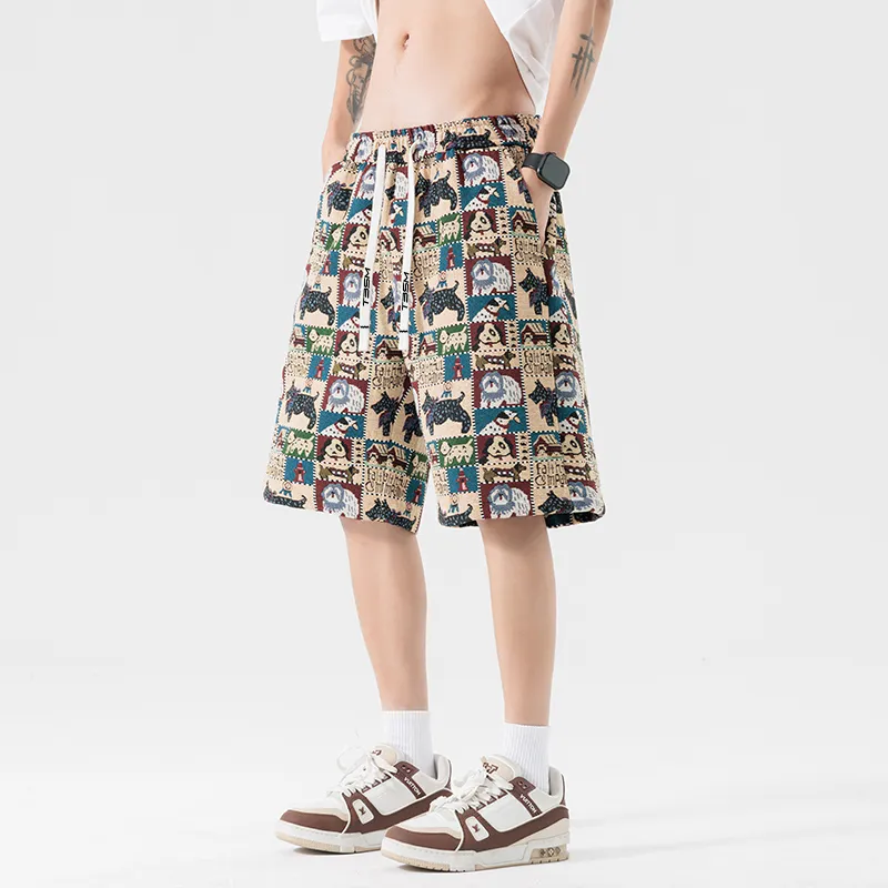 TBSM Casual Shorts Unisex Embroidery Dog-3