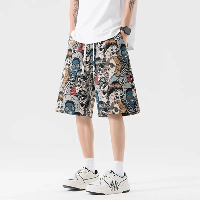 TBSM Casual Shorts Unisex Embroidery Figure-4