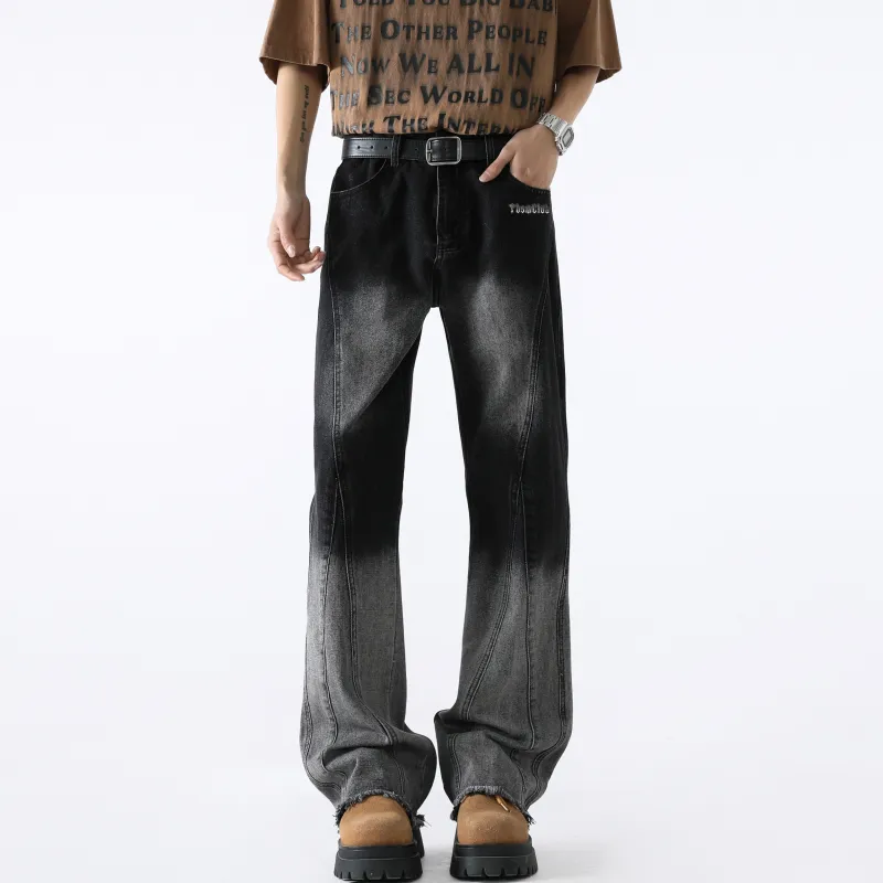 TBSM Jeans Unisex Black Gray Color-4
