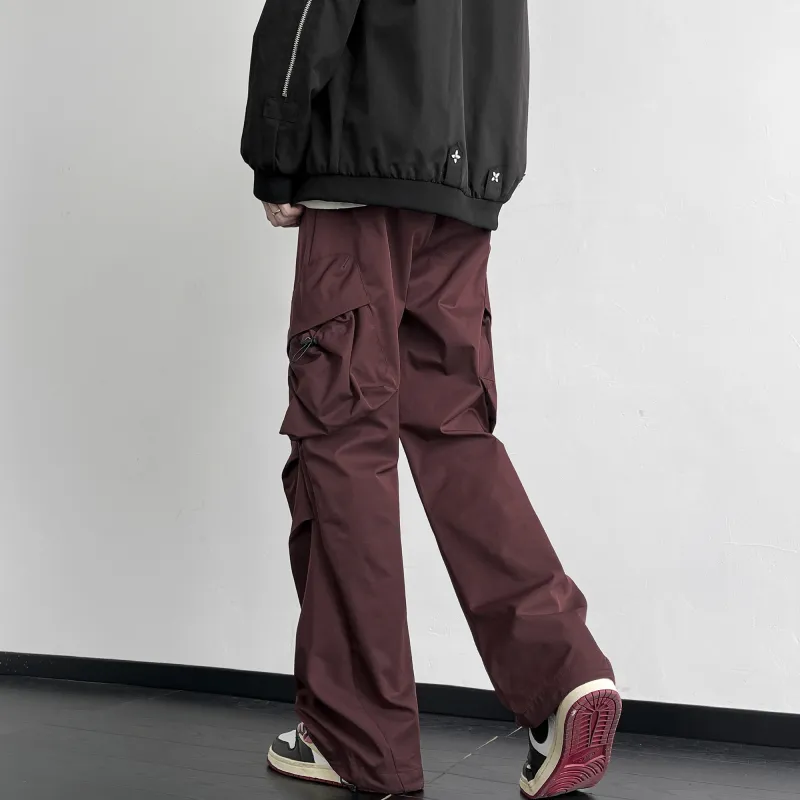 TBSM Casual Pants Unisex Burgundy-9