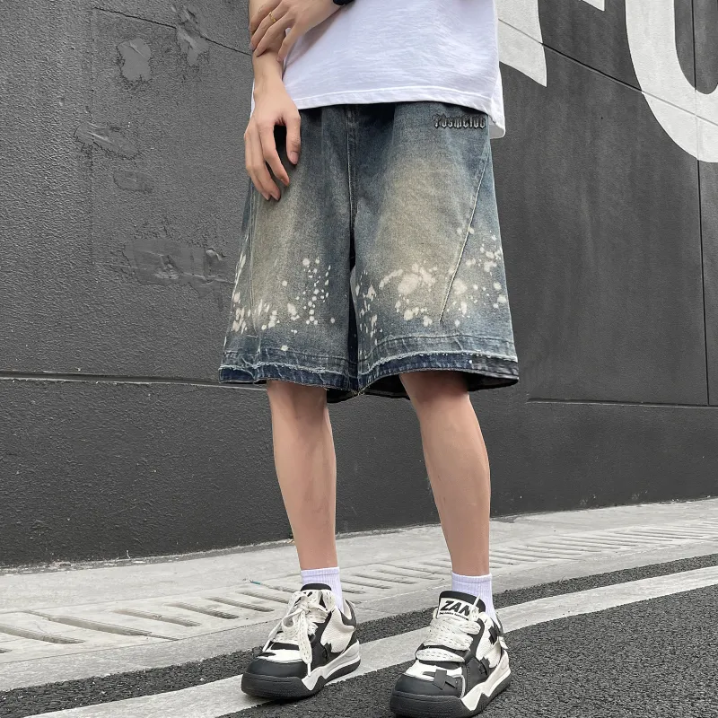 TBSM Denim Shorts Unisex Vintage Blue-2