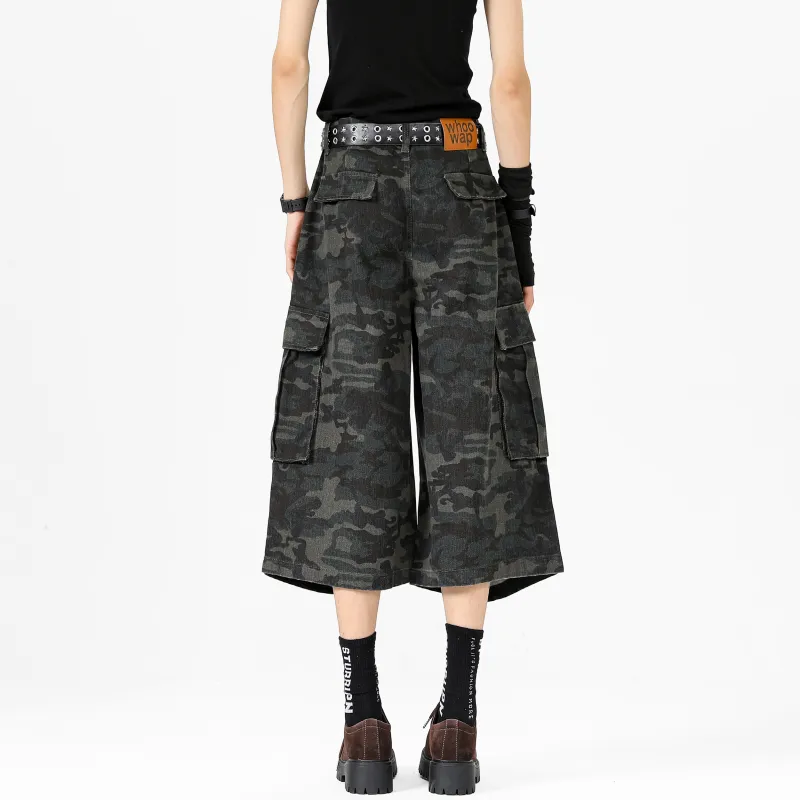 TBSM Denim Shorts Unisex Camouflage-7