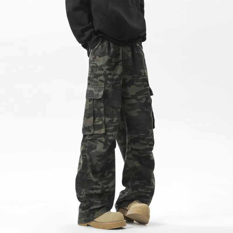 TBSM Cargo Pants Unisex Army Green Camouflage-4