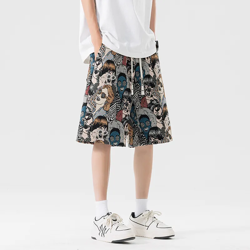 TBSM Casual Shorts Unisex Embroidery Figure-5