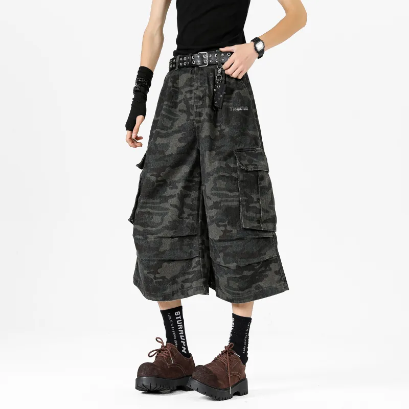 TBSM Denim Shorts Unisex Camouflage-3