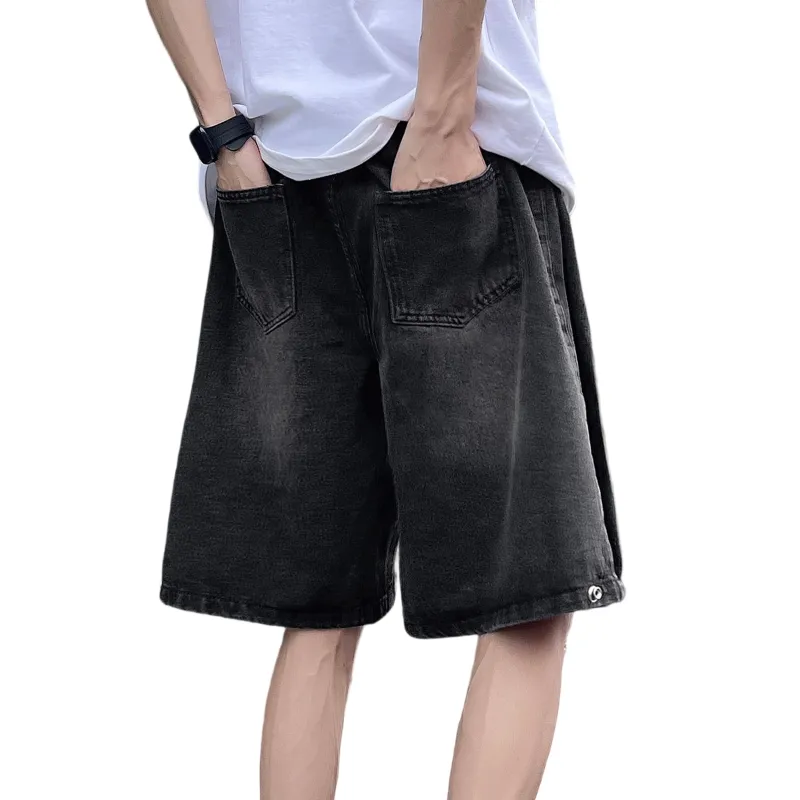 TBSM Denim Shorts Unisex Black-1