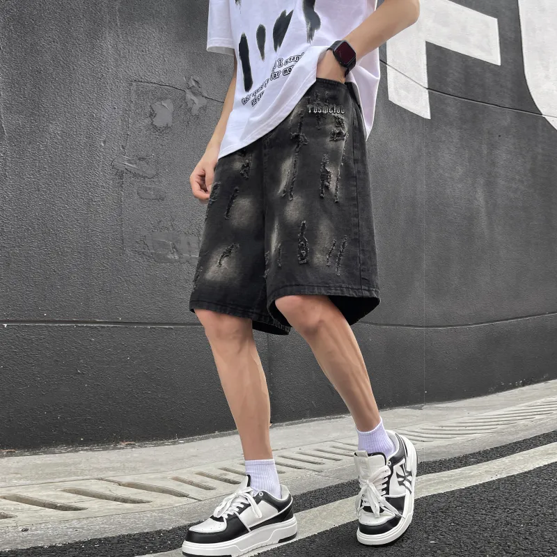 TBSM Denim Shorts Unisex Black-2