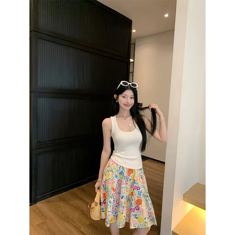 1ESS LA MODE Casual Short Skirts Women's-2