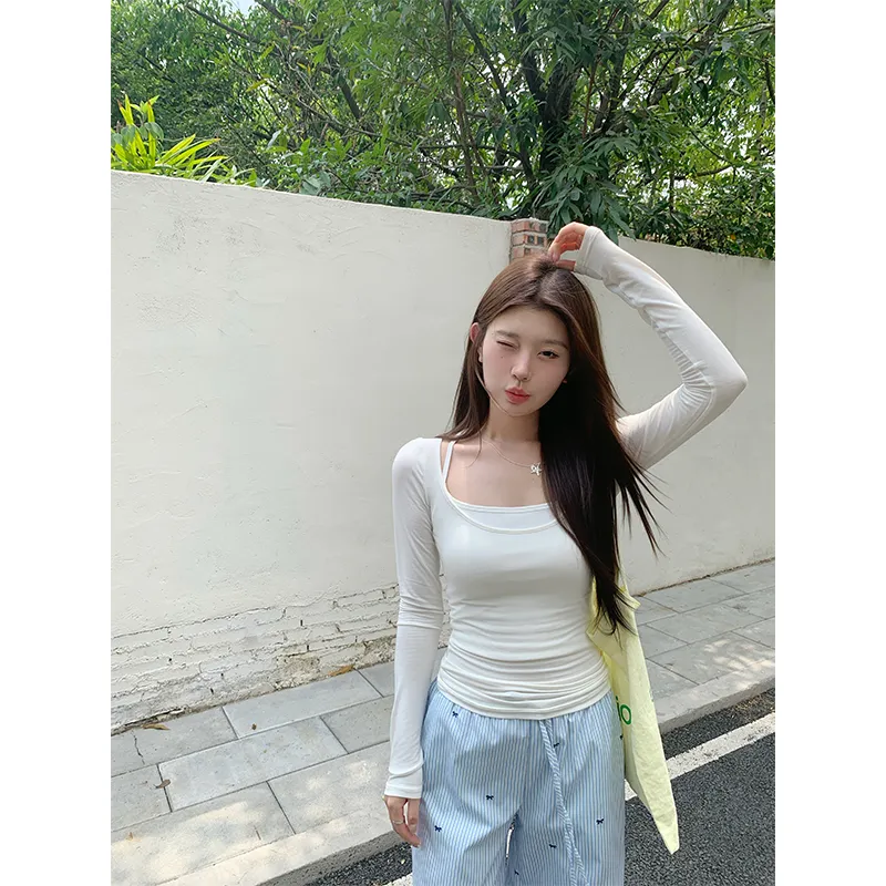 1ESS LA MODE T Shirts Women's White-3
