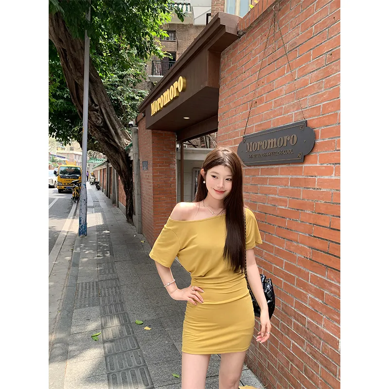 1ESS LA MODE Short Sleeved Dress Women's-3