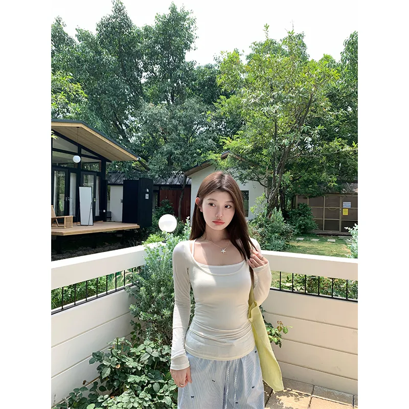 1ESS LA MODE T Shirts Women's White-4