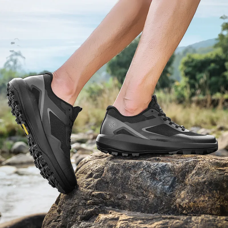 Jeep Low Top Running Shoes Men's Black-6