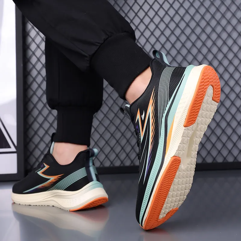 Kuding Anti Slip And Wear Resistant Breathable Low Top Casual Marathon Running Shoes Men's-9