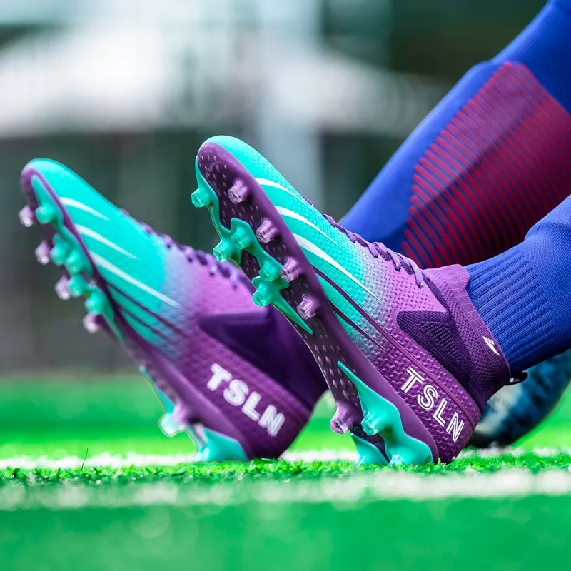 Kuding TF Rubber Broken Studs Artificial Ground Slip Resistant Soccer Shoes Unisex-8