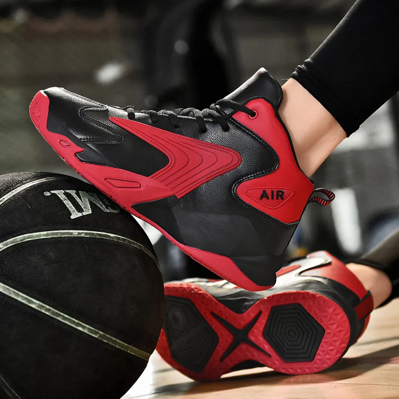 Kuding High-Top Basketball Shoes Men's-17