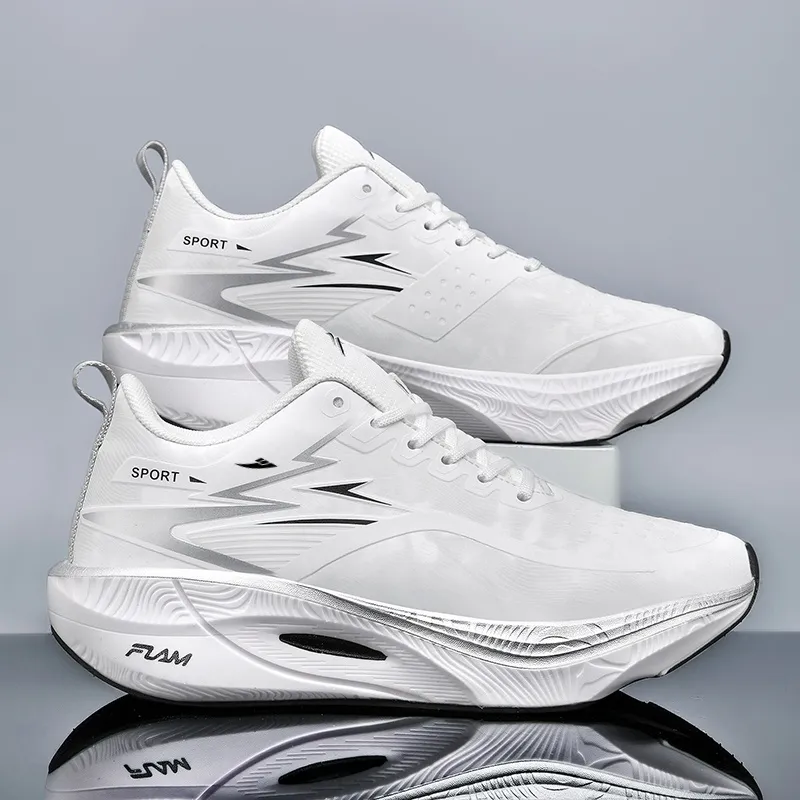 Kuding Cushioned Slip-Resistant Rebound Low-Top Carbon Plate Casual Running Shoes Unisex-9