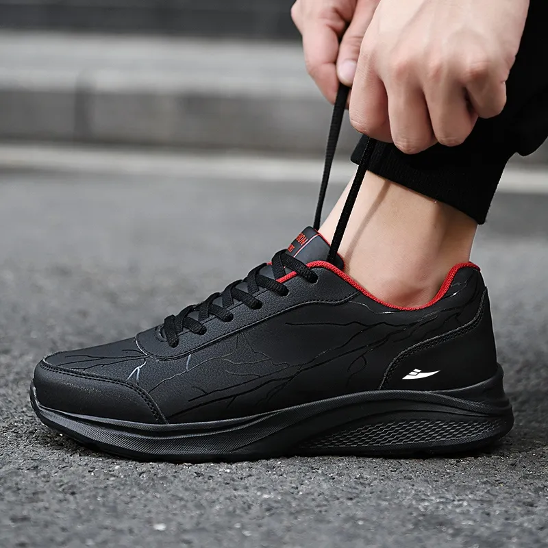 Kuding Slip-Resistant Water-Resistant Low-Top Casual Shoes Men's-10