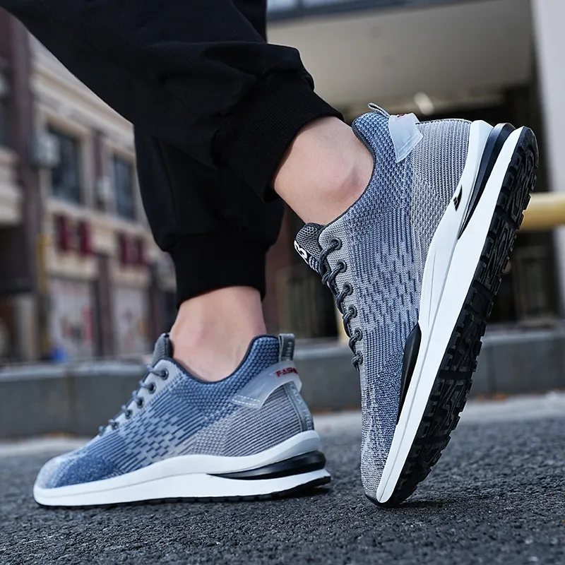 Kuding Anti Slip And Wear Resistant Cushioning Lightweight Low Top Running Shoes Men's-1