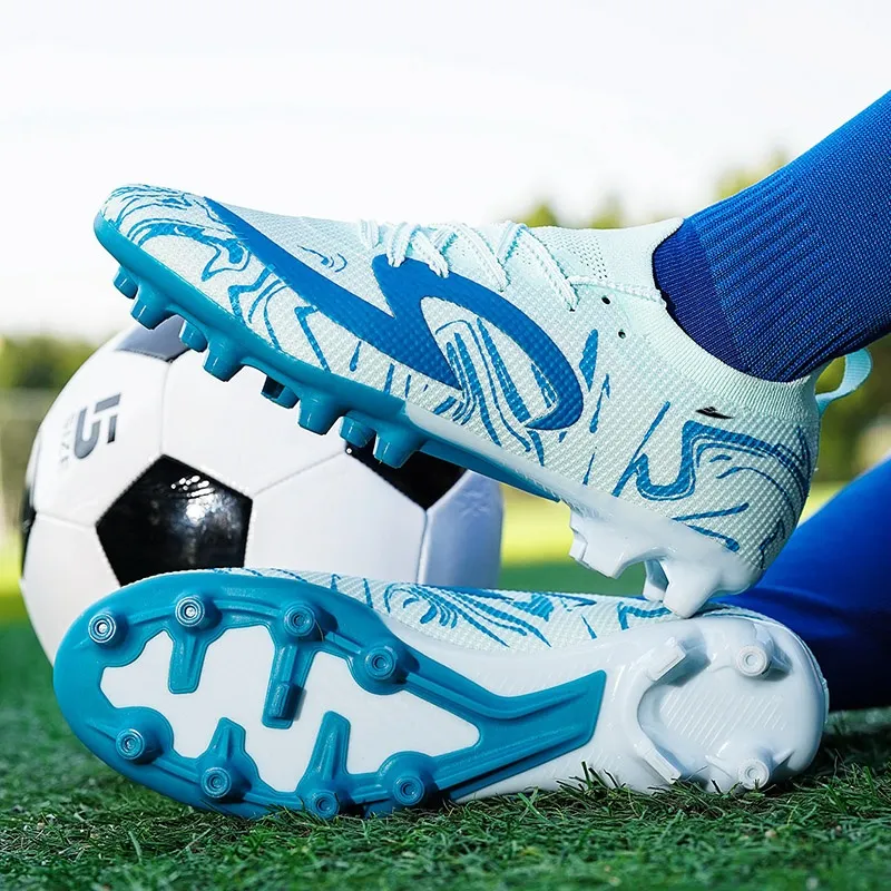 Kuding AG Rubber Short Studs Cushioned Slip Resistant Soccer Shoes Men's-12