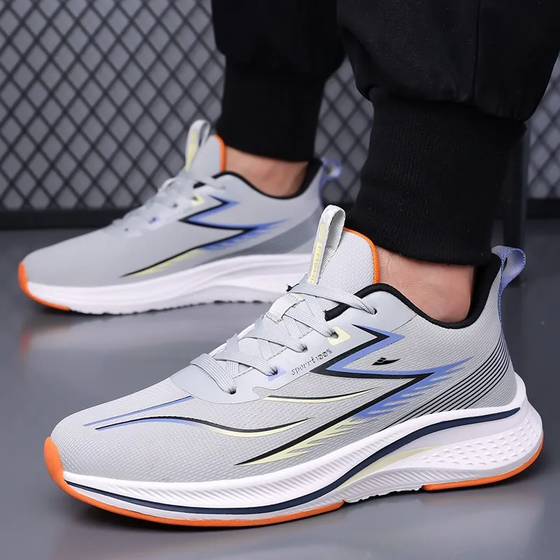 Kuding Anti Slip And Wear Resistant Breathable Low Top Casual Marathon Running Shoes Men's-11