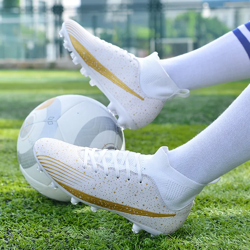 Kuding MG Rubber Short Studs Natural Ground Cushioning Wear-Resistant Soccer Shoes Unisex-8