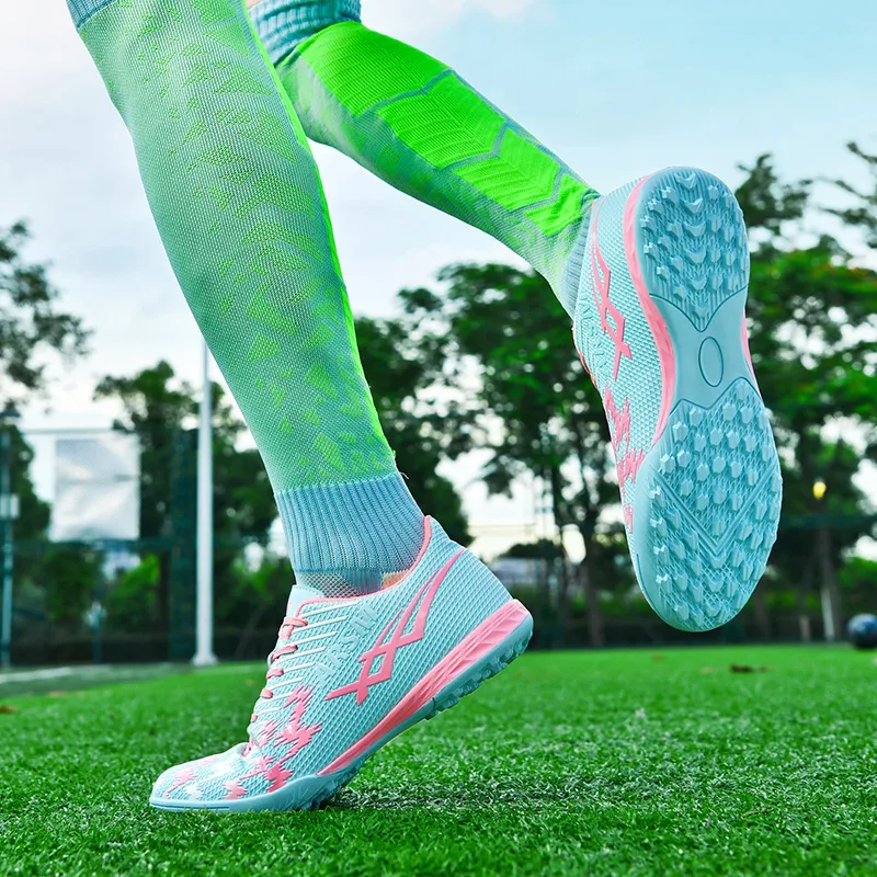 Kuding TF Rubber Broken Studs Natural Ground Cushioning Wear-Resistant Soccer Shoes Unisex-14
